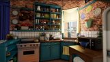 อพาร์ตเมนต์ของ Monica จากเพื่อนใน Unreal Engine 4