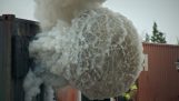 Uitbarstingen van brand in slow motion