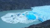 Впечатляющий обвал части ледника Перито-Морено
