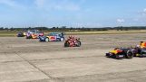Дрэг-рейсинг между Формулой 1, Мото Гран-при, Ралликросс, WRC и электрический супервэн