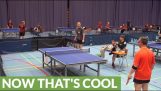Uno de los disparos de ping pong más increíbles nunca