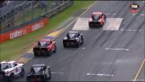 Stadium Super Trucks race in Adelaide – incidente finitura