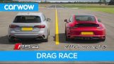 Porsche 911 GTS проти Audi RS4
