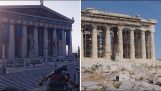 Assassin Creed Odyssey: Real-Life vs.. In-Game Grécku