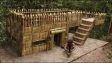 Build a wooden survival house with your own hands