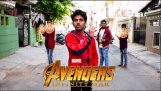 Avengers nekonečno válka nejpodivnější kdy indická přívěs parodii