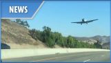 Replica WW2 plane crashes on highway