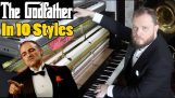 Theme from “Godfather” i 10 stilarter