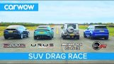 Drag Race among the most powerful SUVs