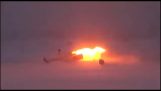 Russland: TU 22M3 Bomberabsturz während Katastrophe Landung