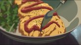 Japanische Küche in anime