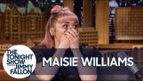 Skådespelerskan Maisie Williams tappar en stor Game of Thrones spoiler