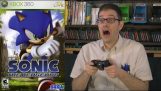 The Angry Video Game Nerd jogar o Sonic 2006