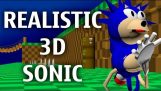 Valósághű 3D-s Sonic
