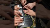 Tastatur gruppe jamming