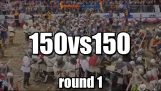 150 vs 150 Medieval battle