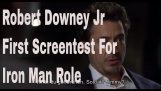 Robert Downey Jr primera audición para Tony Stark en Iron Man