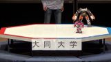 Funny robot fight in Japan