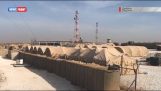 Заброшенный американскую военную базу в Manbij, Сирия