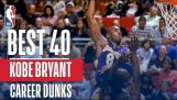 Kobe Bryant’s best 40 dunks of his career, NBA tarafından derlenen