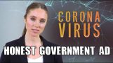 Ærlig regjeringen annonse for coronavirus