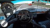 1973 Mercedes-Benz supera los 220 km / h en Autobahn