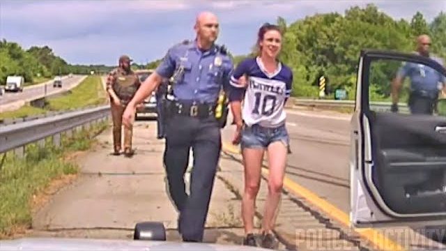 Woman Rams Police Car During Chase Videoman 5095