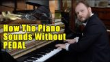 A zongorán pedál nélkül játszott dalok