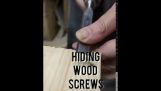 كيفية إخفاء مسامير الخشب