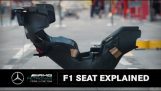 Vysvětlení sedadla řidiče Formule 1