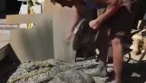 Făcând o chiuvetă dintr-o piatră