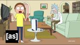 Rick and Morty PlayStation 5 hirdetés
