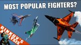 الطائرات المقاتلة الأكثر استخدامًا في العالم اليوم