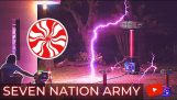 Tesla coils play Seven Nation Army