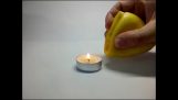 Тест пламена лимонена