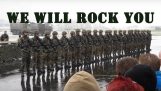 We will rock you by the Swiss army