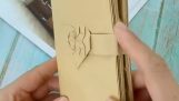 Caixa de caderno do origami