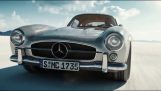 Коротка анімація за участю Mercedes 300SL