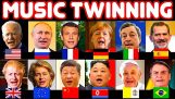 World politicians sing famous songs
