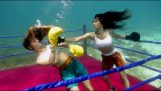 Nuevo deporte: boxeo submarino