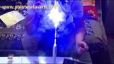 Ултра моћан ласерски показивач 10000 мВ плави