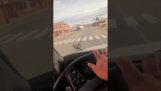 Road Rage med en lastebil