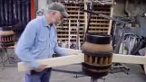 Making a wooden wheel for a carriage