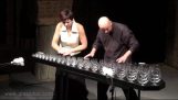 Toccata and Fugue on glass harp
