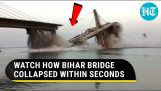 az épülő híd összeomlik (India)
