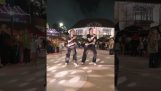Duo dance to Stayin’ Vivo