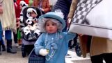 Costume da regina d'Inghilterra per bambina