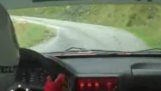 WRC водитель теряет контроль
