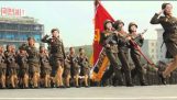 Militaire parade in Noord-Korea