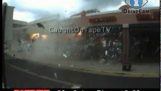 O explozie într-un magazin de scurgeri de gaze 